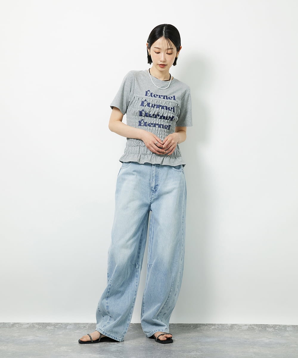 CTLID01067 TONEA(トネア) カーブデニム パンツ インディゴ