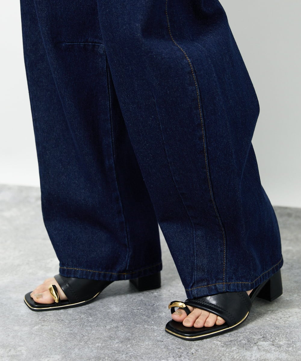 CTLID01067 TONEA(トネア) カーブデニム パンツ インディゴ