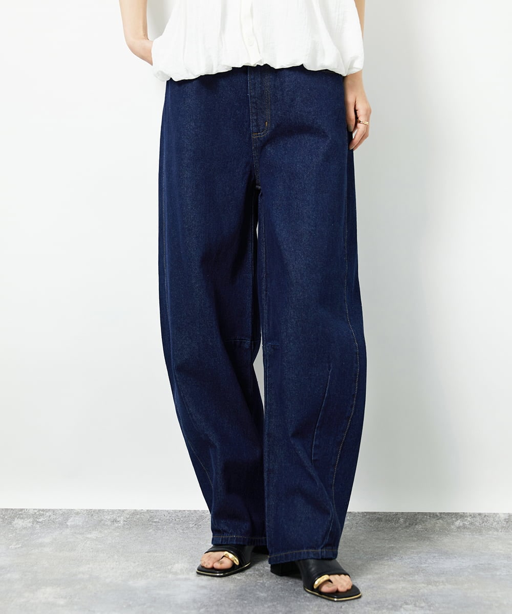 CTLID01067 TONEA(トネア) カーブデニム パンツ インディゴ