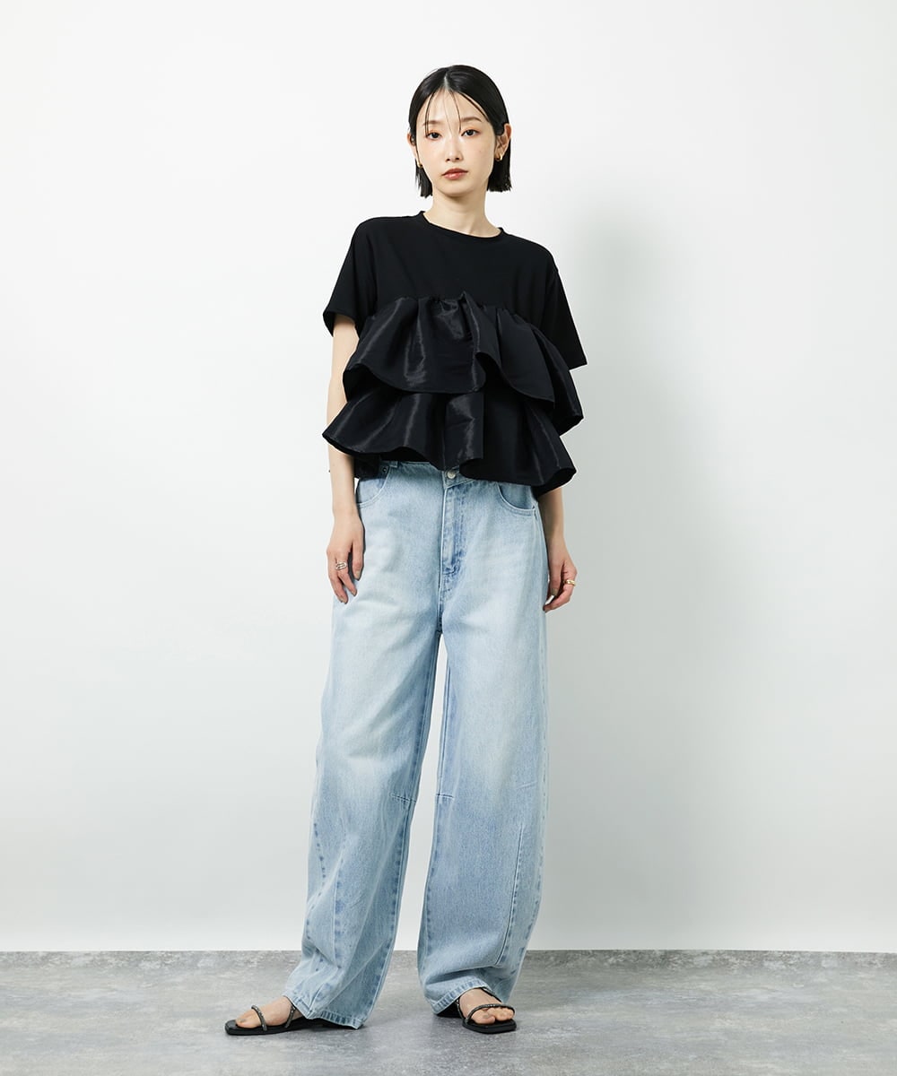 CTLID01067 TONEA(トネア) カーブデニム パンツ インディゴ