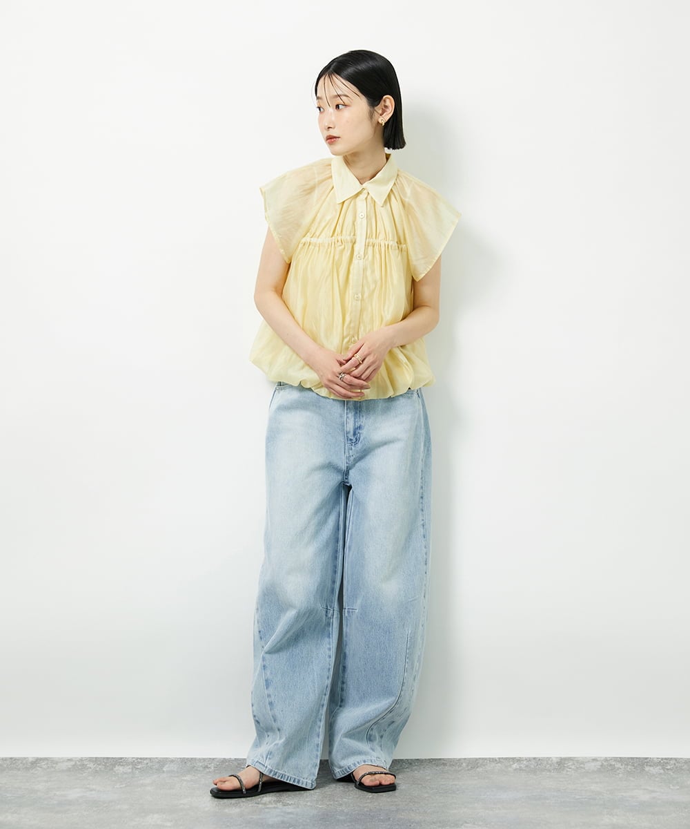 CTLID01067 TONEA(トネア) カーブデニム パンツ インディゴ