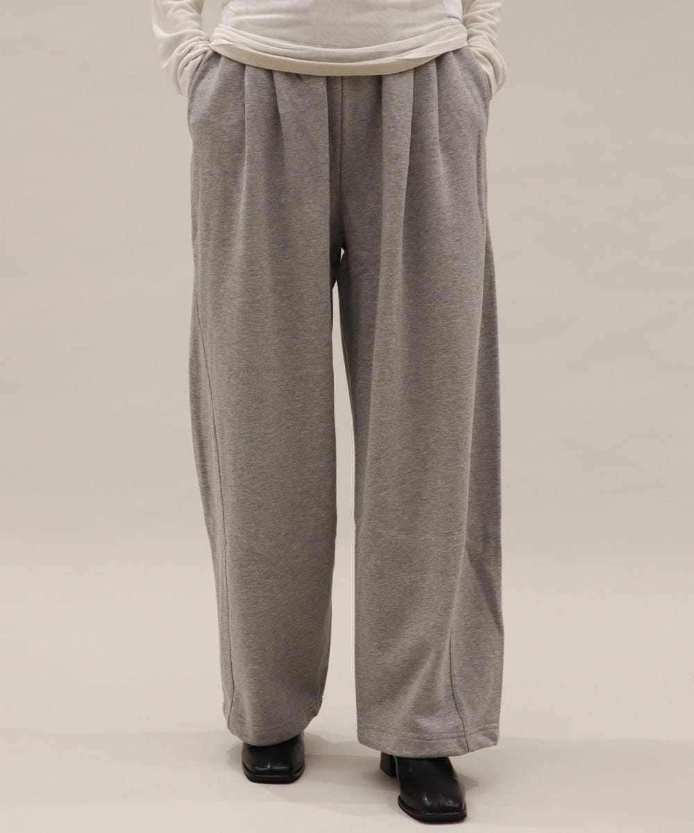 CTLKD01061 TONEA(トネア) バレルレッグ スウェットパンツ グレー