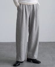 CTLKD01061 TONEA(トネア) バレルレッグ スウェットパンツ グレー