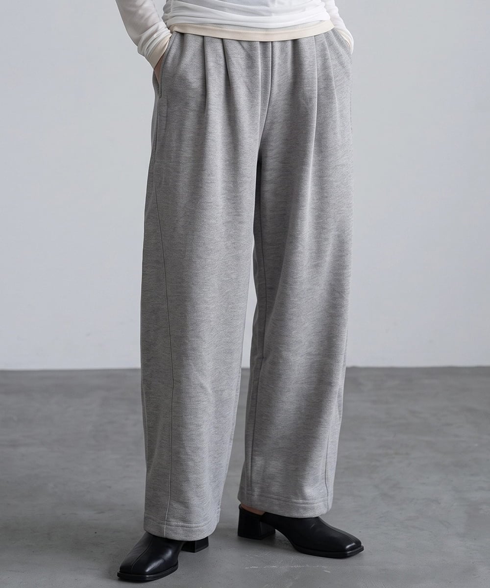 CTLKD01061 TONEA(トネア) バレルレッグ スウェットパンツ グレー