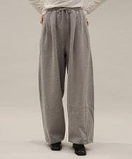 CTLKD01061 TONEA(トネア) バレルレッグ スウェットパンツ グレー
