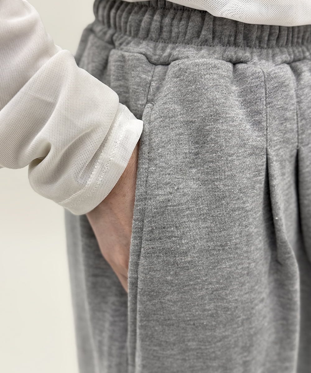 CTLKD01061 TONEA(トネア) バレルレッグ スウェットパンツ グレー