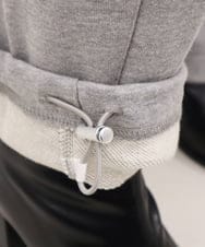 CTLKD01061 TONEA(トネア) バレルレッグ スウェットパンツ グレー