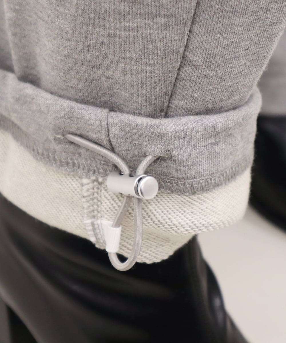 CTLKD01061 TONEA(トネア) バレルレッグ スウェットパンツ グレー
