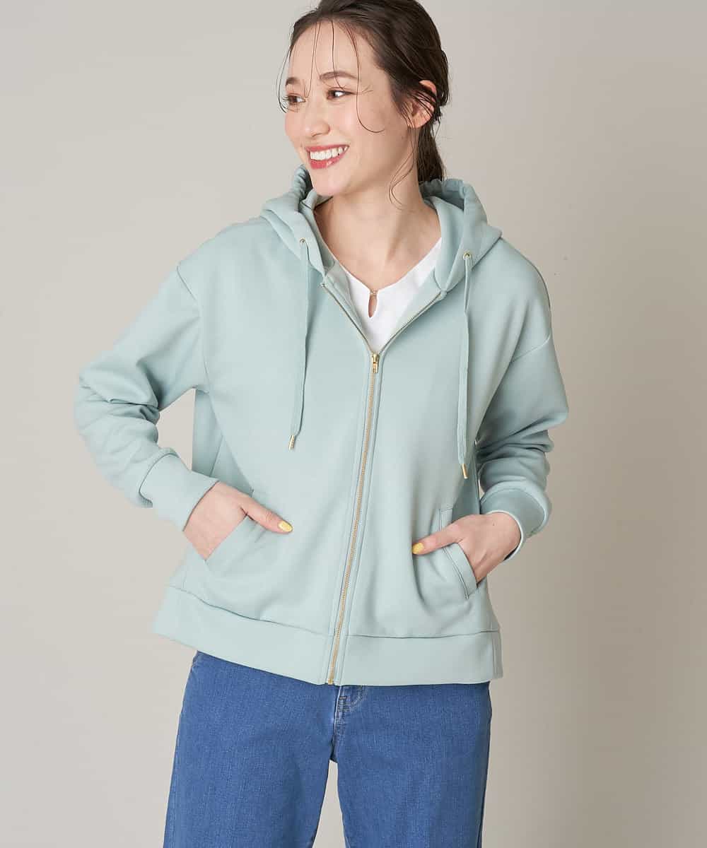 洗える ダンボールジップパーカー パーカー Comfy Couture コンフィークチュール イトキンオンラインストア