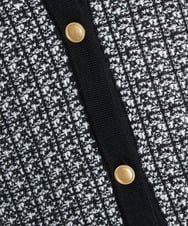EBCKP01150 comfy Couture(コンフィークチュール) 【洗える】ニットジャケット ブラック