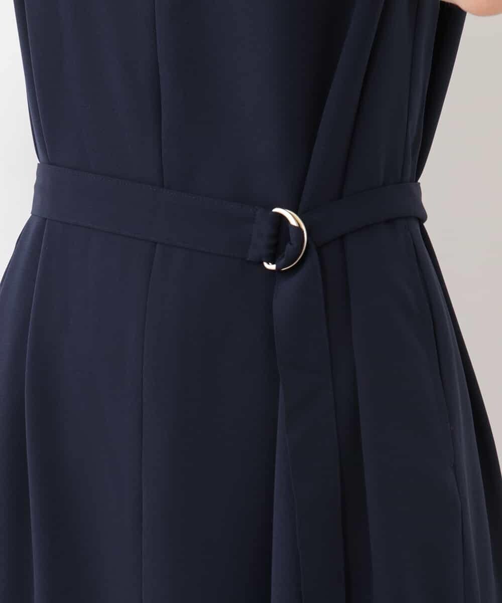 Comfy Couture コンフィークチュール 洗える ベルト付ジョーゼットショルダータックワンピース イトキンオンラインストア