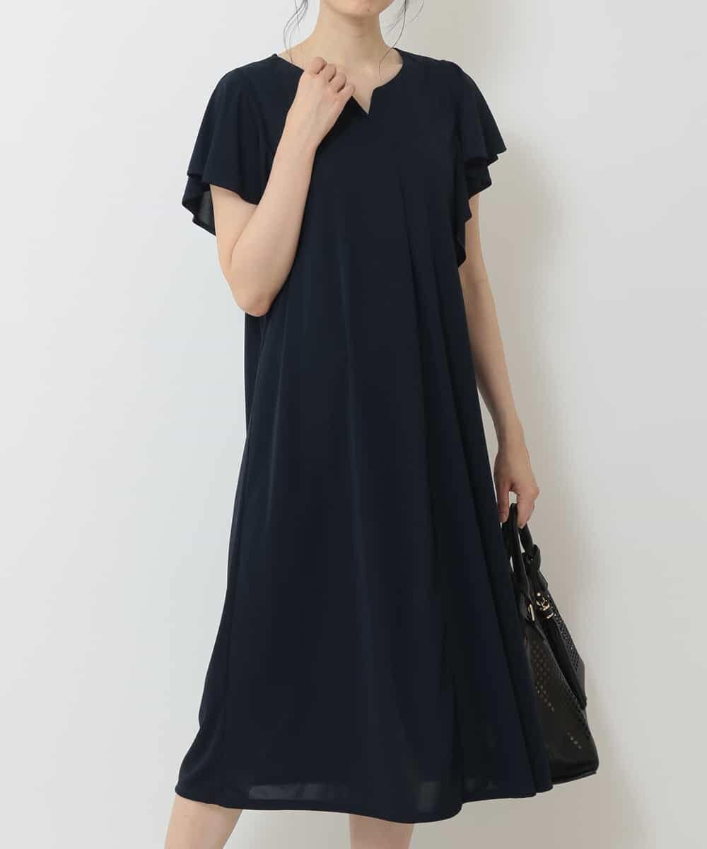 Comfy Couture コンフィークチュール 洗濯機で洗える フレアスリーブロングワンピース イトキンオンラインストア Comfy Couture コンフィークチュール 洗濯機で洗える フレアスリーブロングワンピース イトキンオンラインストア