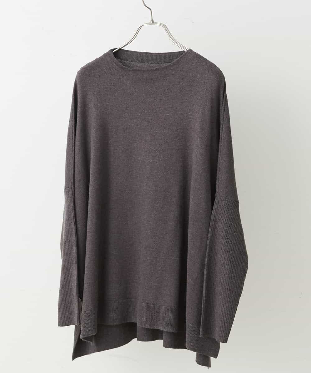 洗濯機で洗える ポンチョ風ニット ニット セーター Comfy Couture コンフィークチュール イトキンオンラインストア