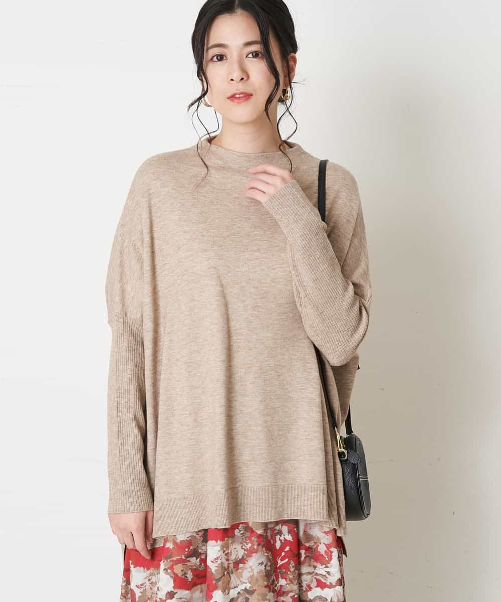 洗濯機で洗える ポンチョ風ニット ニット セーター Comfy Couture コンフィークチュール イトキンオンラインストア