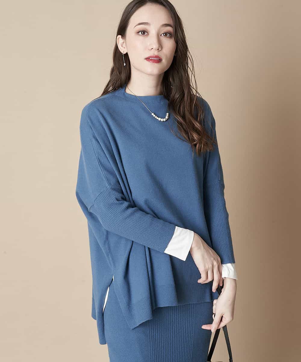 洗濯機で洗える ポンチョ風ニット ニット セーター Ofuon オフオン イトキンオンラインストア