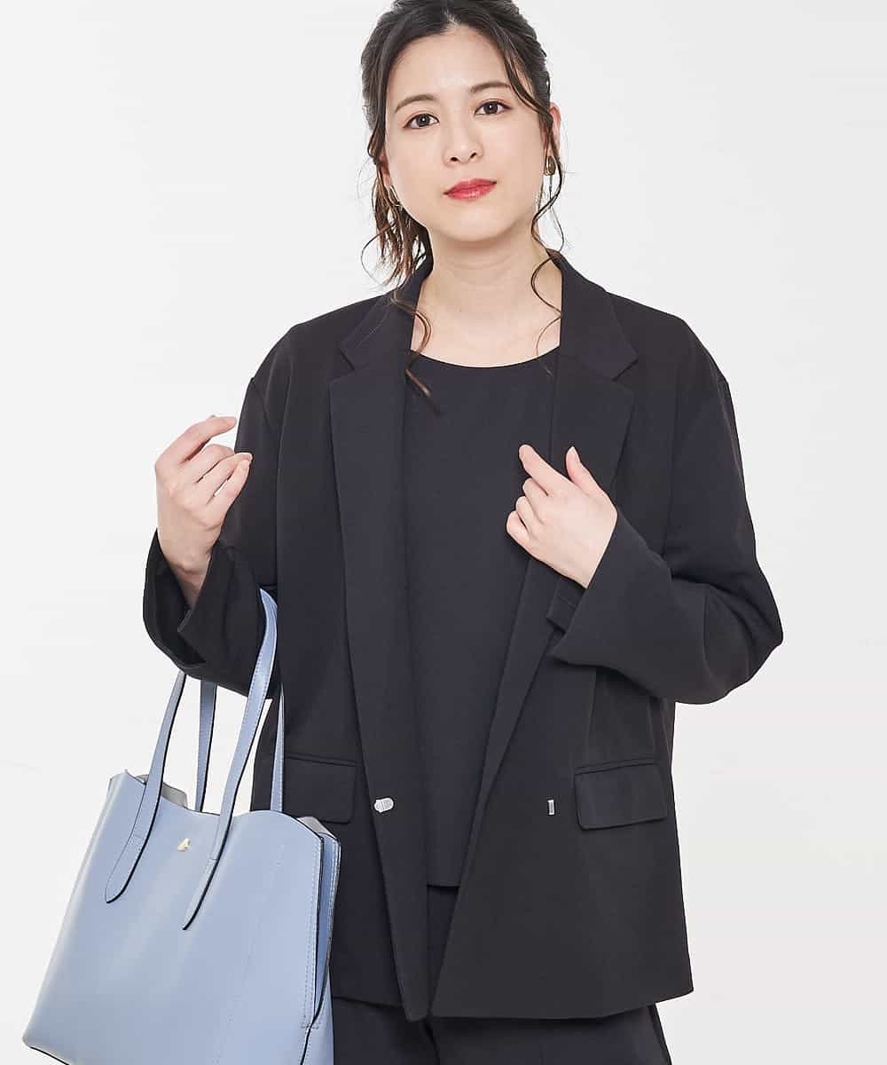 Comfy Couture コンフィークチュール 洗濯機で洗える 抗菌 ビッグシルエットテーラードジャケット イトキンオンラインストア Comfy Couture コンフィークチュール 洗濯機で洗える 抗菌 ビッグシルエットテーラードジャケット イトキンオンラインストア