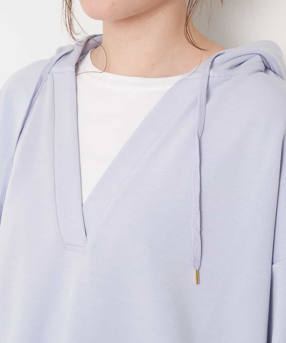 Comfy Couture コンフィークチュール 洗濯機で洗える 深vネックパーカー イトキンオンラインストア Comfy Couture コンフィークチュール 洗濯機で洗える 深vネックパーカー イトキンオンラインストア
