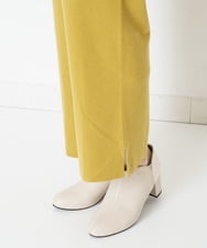 EBLLP40150 comfy Couture(コンフィークチュール) 【洗える】スリットニットパンツ イエロー