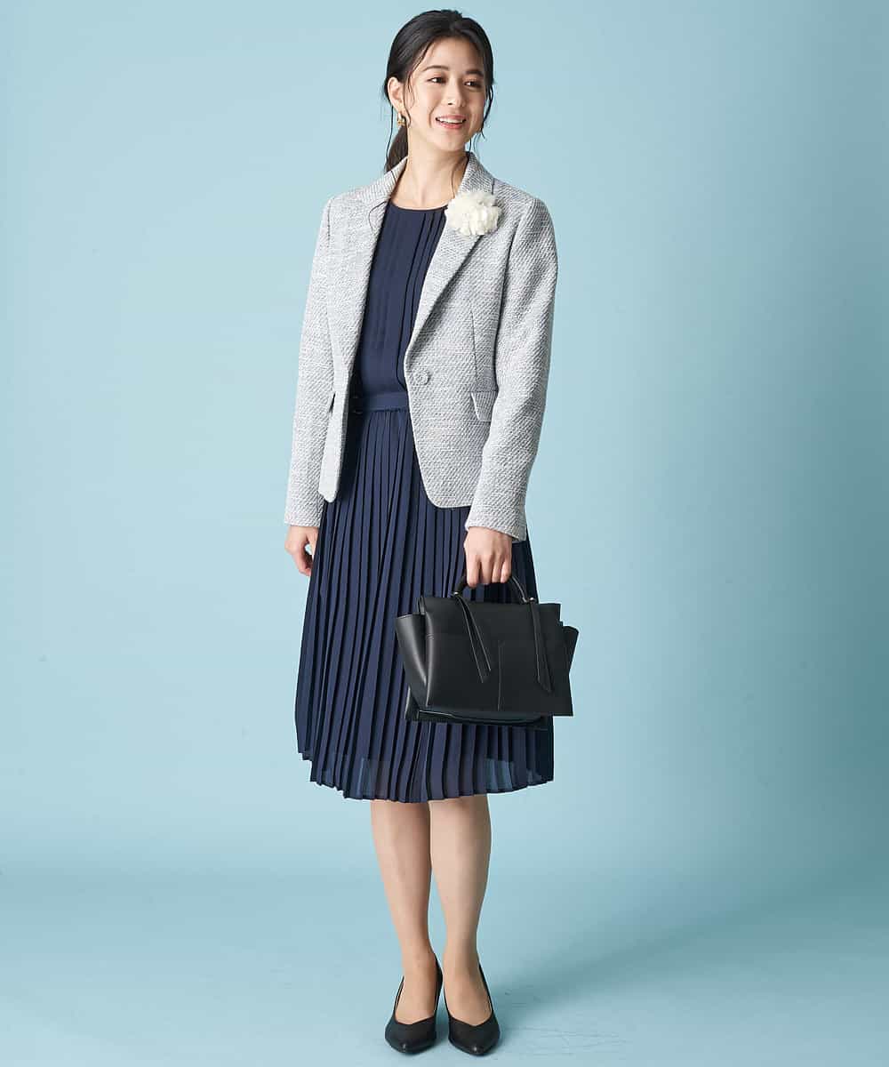 洗える プリーツデザインワンピース ワンピース Ofuon オフオン イトキンオンラインストア