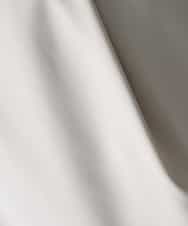 EJHDP07100 OFUON(オフオン) 【名品シリーズ/洗濯機で洗える/セットアップ対応】ベルト付きタイトスカート ライトグレー