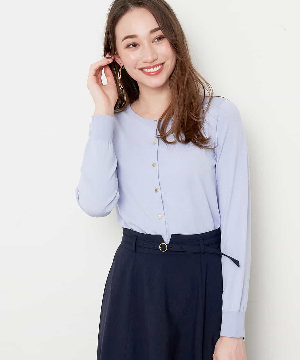 Ofuon オフオン 洗える 抗菌 防臭 ベーシッククルーカーディガン イトキンオンラインストア