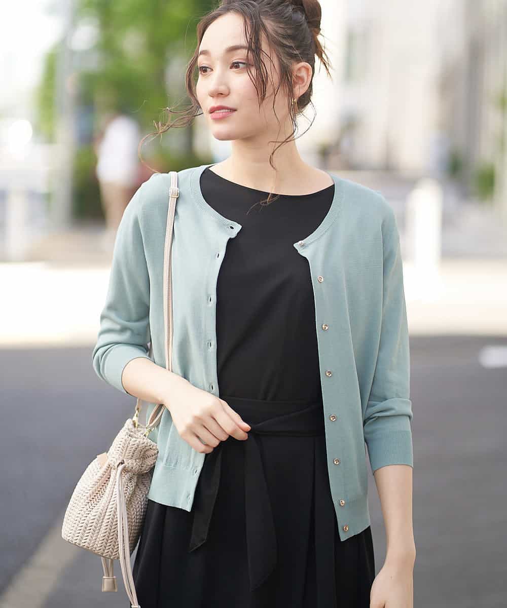 Ofuon オフオン 洗濯機で洗える 冷房対策 ベーシックカーディガン イトキンオンラインストア