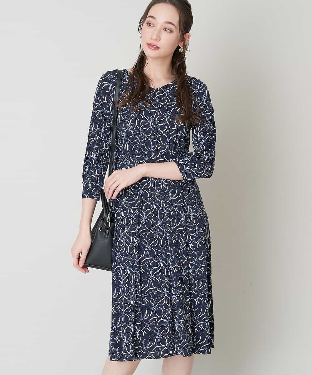 フラワープリントワンピース ワンピース Ofuon オフオン イトキンオンラインストア