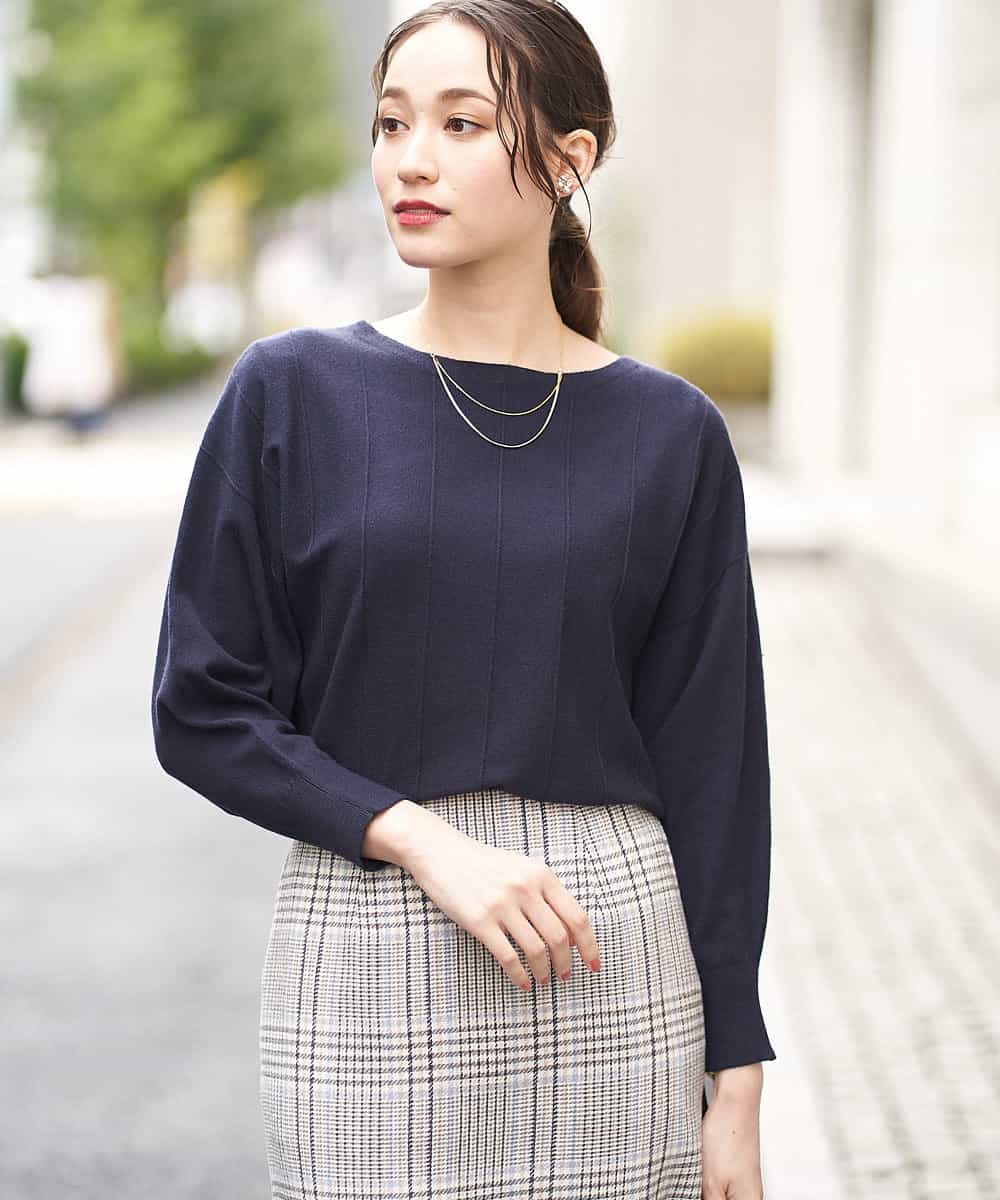 洗える ドルマンスリーブニット ニット セーター Ofuon オフオン イトキンオンラインストア