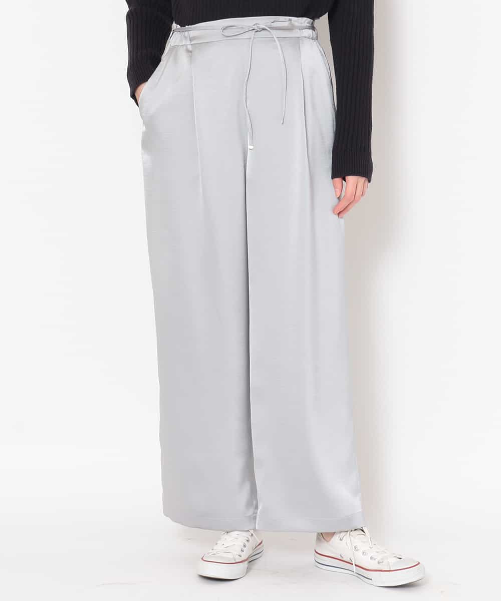 Ofuon オフオン サテンワイドパンツ イトキンオンラインストア