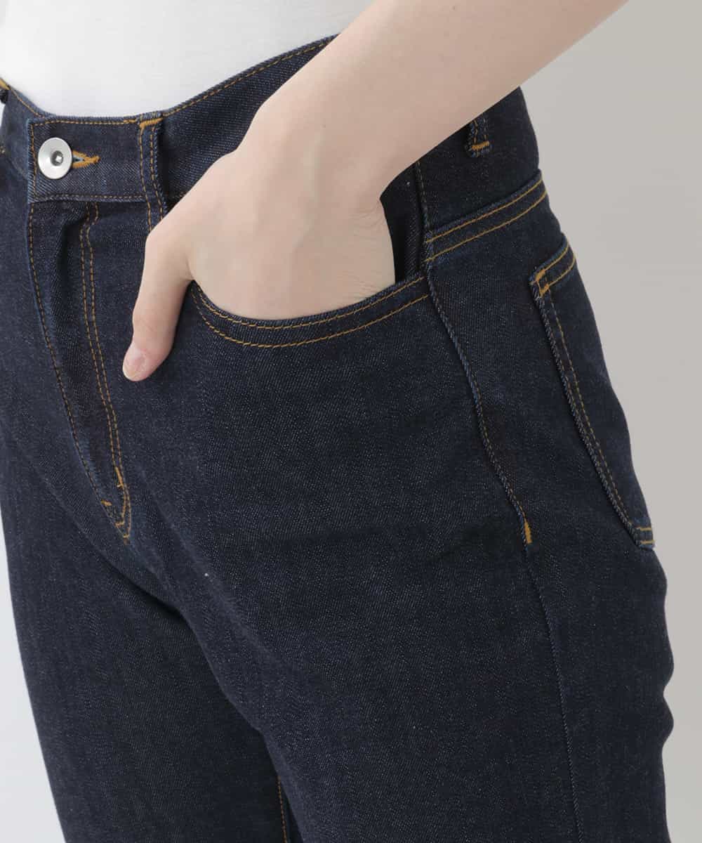 洗濯機で洗えるスリムストレートデニムパンツ(クロップド・半端丈パンツ) | OFUON(オフオン)｜イトキンオンラインストア