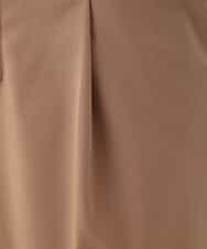 EULKG12079 OFUON le MK ベーシックワイドタックパンツ ベージュ