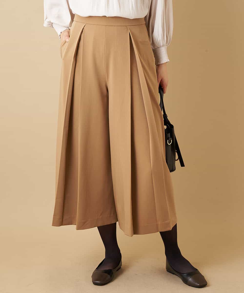 洗える ボックスプリーツガウチョパンツ ガウチョ ワイドパンツ Ofuon オフオン イトキンオンラインストア 洗える ボックスプリーツガウチョパンツ ガウチョ ワイドパンツ Ofuon オフオン イトキンオンラインストア