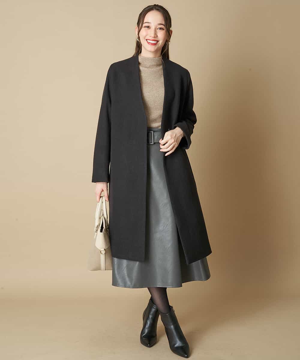 ロングコート URBAN RESEARCH ROSSO◇カシミア混 Vネックノーカラー