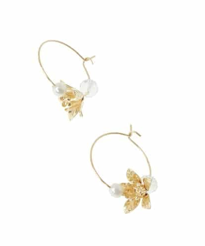 EYPKP03020 OFUON le MK フラワービジューピアス