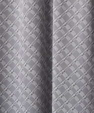 F1BAD04140 MK MICHEL KLEIN(小さいサイズ)(メゾン ドゥ サンク) 【小さいサイズ】チェック柄ボウタイシフォンブラウス/洗濯機で洗える グレー