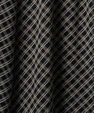 F1BAD04140 MK MICHEL KLEIN(小さいサイズ)(メゾン ドゥ サンク) 【小さいサイズ】チェック柄ボウタイシフォンブラウス/洗濯機で洗える グレー