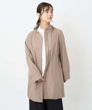 F1BAD40150 MK MICHEL KLEIN(小さいサイズ)(メゾン ドゥ サンク) 【小さいサイズ】フロントピンタックレースブラウス/洗濯機で洗える ホワイト