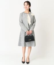 F1BFA66130 MK MICHEL KLEIN(小さいサイズ)(メゾン ドゥ サンク) 【小さいサイズ】マルチwayボウタイブラウス/洗える ライトブルー