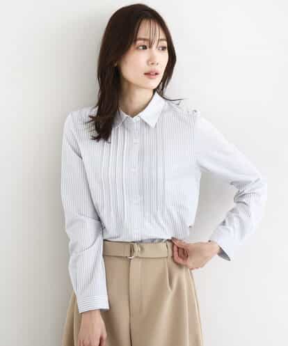 F1BFD02110 MK MICHEL KLEIN(小さいサイズ) 【小さいサイズ】ストレッチジャージシャツ/洗濯機で洗える