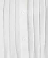 F1BFD02110 MK MICHEL KLEIN(小さいサイズ)(メゾン ドゥ サンク) 【小さいサイズ】ストレッチジャージシャツ/洗濯機で洗える ライトグレー