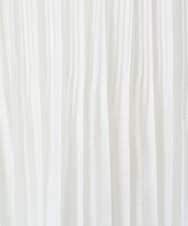 F1BFD12150 MK MICHEL KLEIN(小さいサイズ)(メゾン ドゥ サンク) 【小さいサイズ】プリーツデザインブラウス/洗える ライトグリーン