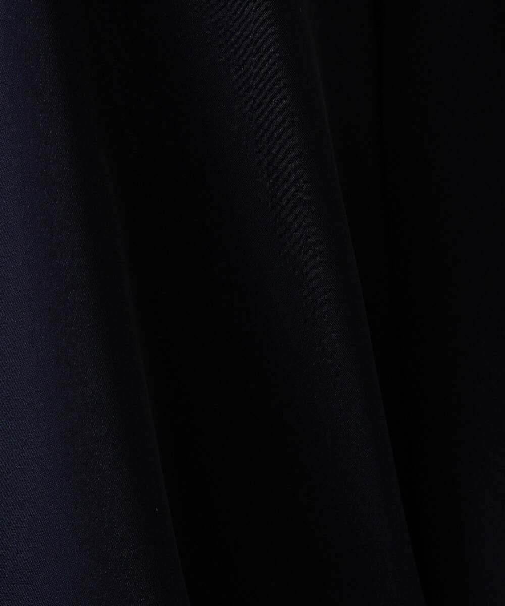 F1BFD14140 MK MICHEL KLEIN(小さいサイズ)(メゾン ドゥ サンク) 【小さいサイズ】ボリュームスリーブブラウス/撥水/防シワ/洗える ライトグレー