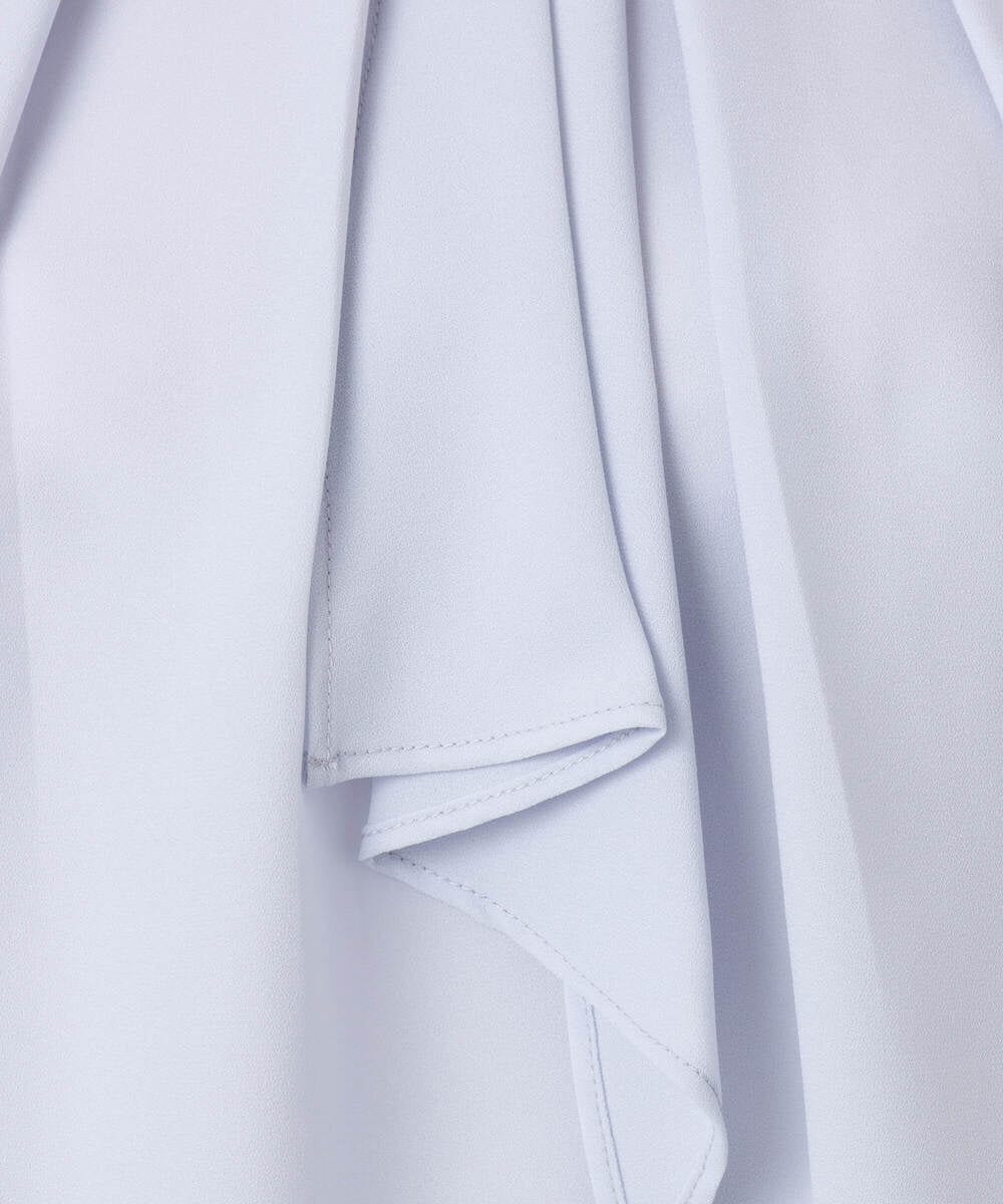 F1BFD66140 MK MICHEL KLEIN(小さいサイズ)(メゾン ドゥ サンク) 【小さいサイズ】マルチwayボウタイブラウス/洗濯機で洗える アイボリー