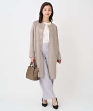 F1BFD66140 MK MICHEL KLEIN(小さいサイズ)(メゾン ドゥ サンク) 【小さいサイズ】マルチwayボウタイブラウス/洗濯機で洗える アイボリー