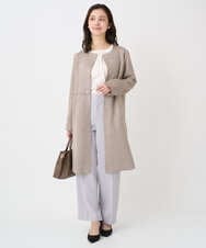 F1BFD66140 MK MICHEL KLEIN(小さいサイズ)(メゾン ドゥ サンク) 【小さいサイズ】マルチwayボウタイブラウス/洗濯機で洗える アイボリー