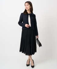 F1BFD66140 MK MICHEL KLEIN(小さいサイズ)(メゾン ドゥ サンク) 【小さいサイズ】マルチwayボウタイブラウス/洗濯機で洗える アイボリー