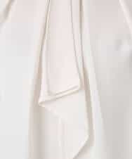 F1BFD66140 MK MICHEL KLEIN(小さいサイズ)(メゾン ドゥ サンク) 【小さいサイズ】マルチwayボウタイブラウス/洗える ライトブルー