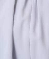 F1BGD26140 MK MICHEL KLEIN(小さいサイズ)(メゾン ドゥ サンク) 【小さいサイズ】バルーンヘムブラウス/洗える グレーブルー