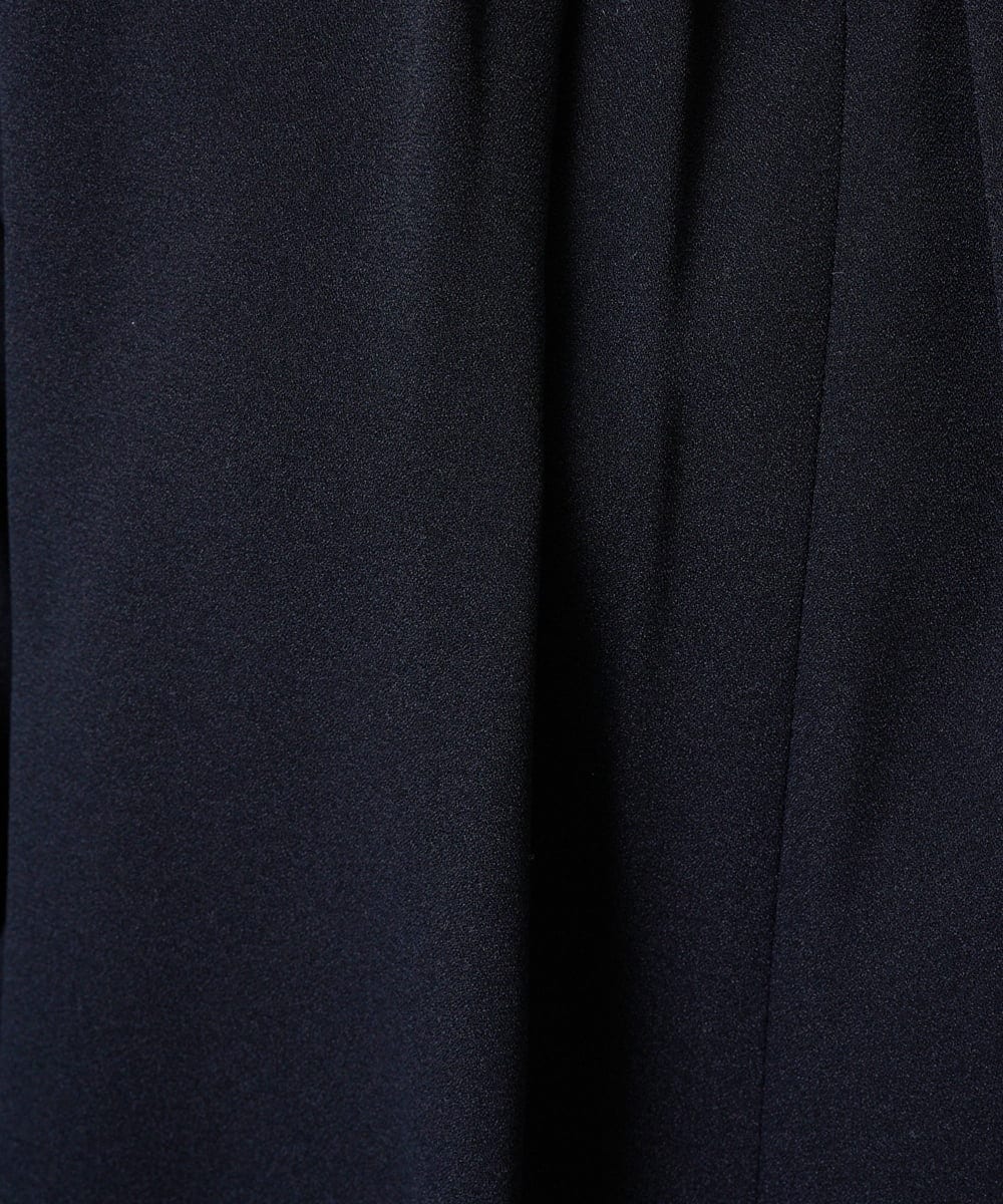 F1BGD26140 MK MICHEL KLEIN(小さいサイズ)(メゾン ドゥ サンク) 【小さいサイズ】バルーンヘムブラウス/洗える グレーブルー