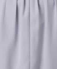 F1BGD26140 MK MICHEL KLEIN(小さいサイズ)(メゾン ドゥ サンク) 【小さいサイズ】バルーンヘムブラウス/洗える グレーブルー